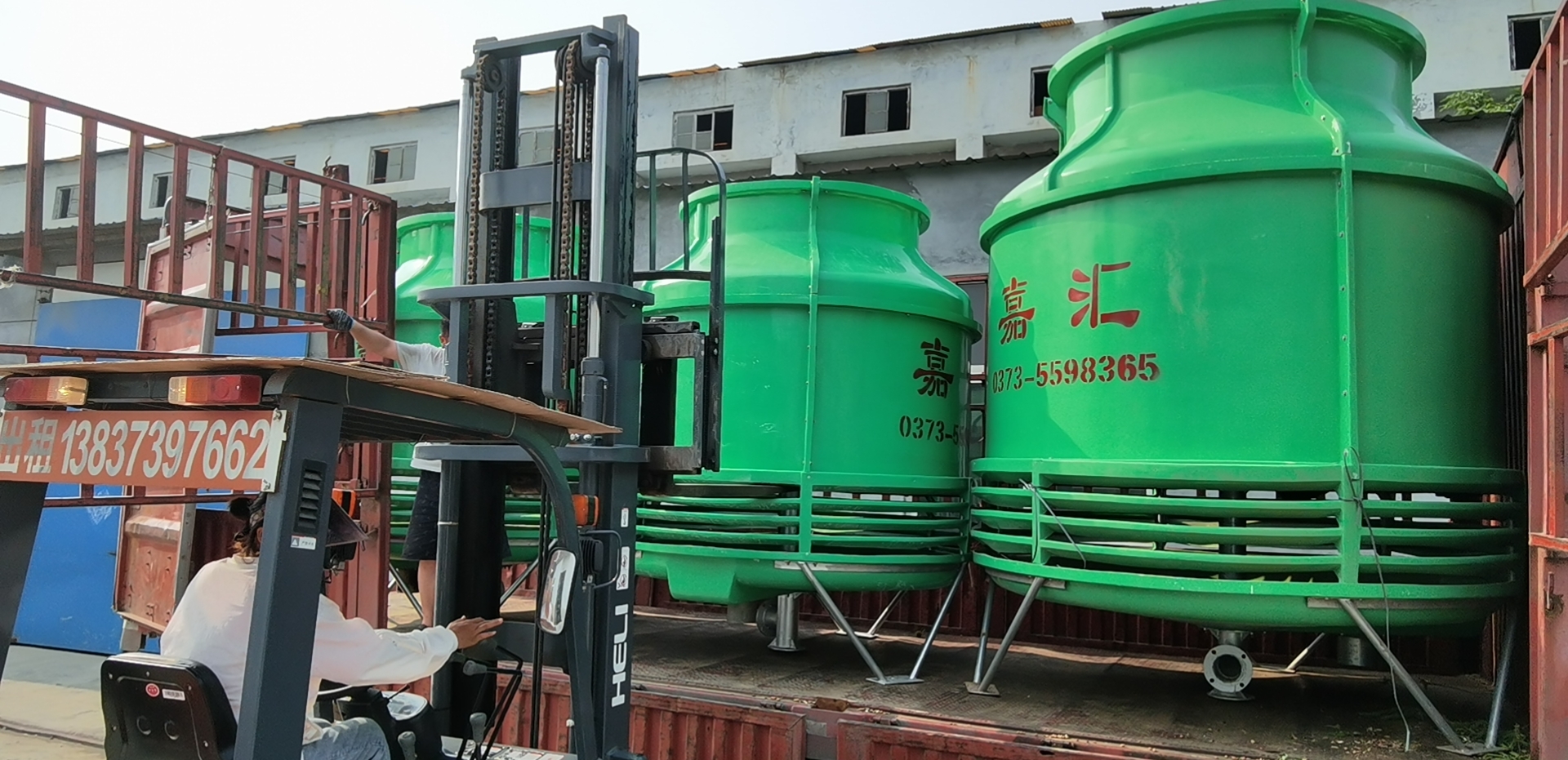 圓形逆流式玻璃鋼冷卻塔的運(yùn)行與原理