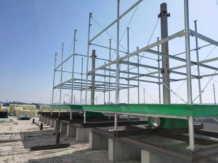 方形逆流玻璃鋼冷卻塔GFNDP-300T-林州